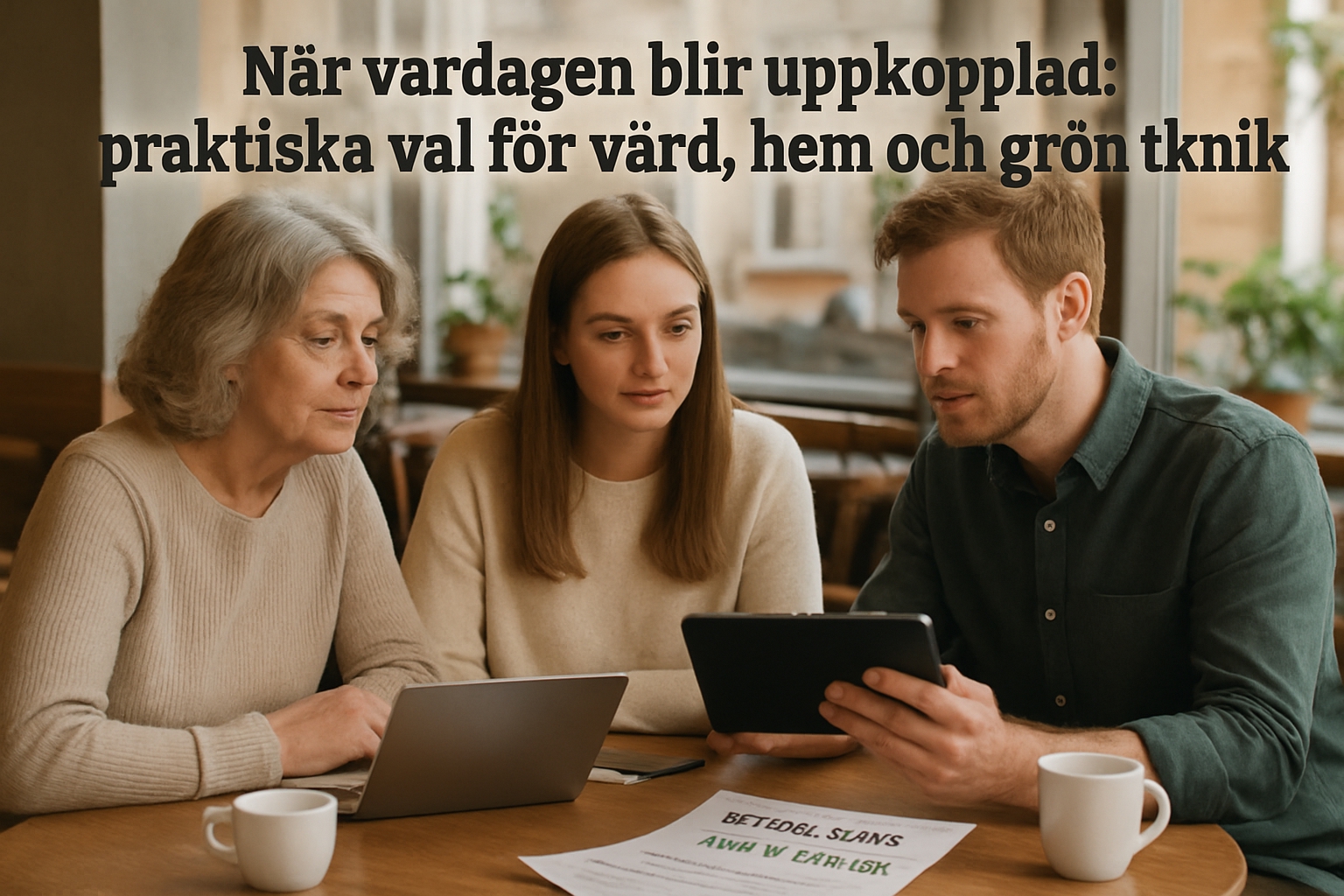 När vardagen blir uppkopplad: praktiska val för vård, hem och grön teknik